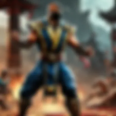 Intense Mortal Kombat tournament scene