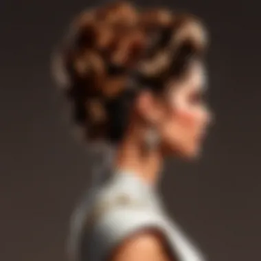 Timeless mother of the bride hairstyle with classic curls