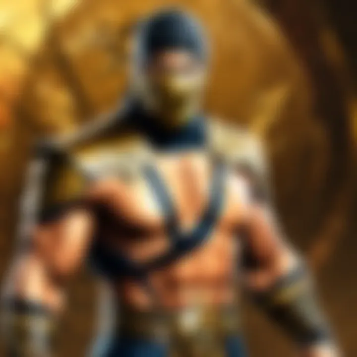 Mysterious character from Mortal Kombat Gold Edition