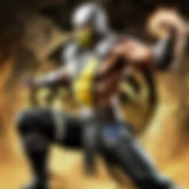 Mortal Kombat character showcasing a powerful special move