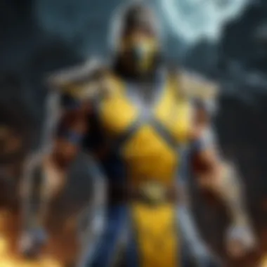 Sorcerer casting powerful spells in Mortal Kombat 11