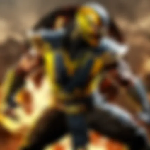 Mortal Kombat 11 on PS4 - Scorpion in Action