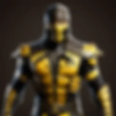 Elegant Scorpion Mascot Costume Design