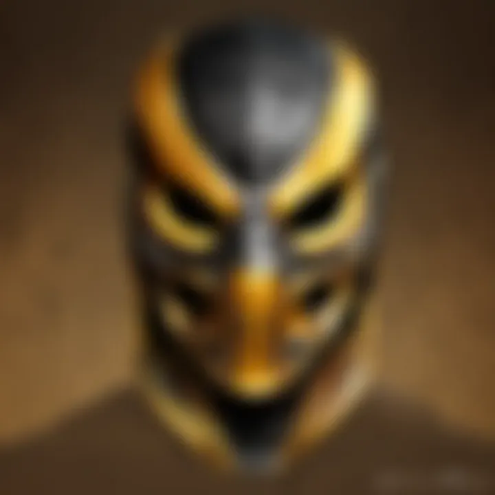 Intricate Detailing of Scorpion's Mask Design