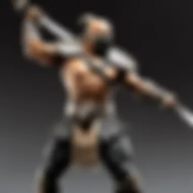 Sculpted Mortal Kombat Warrior Statue