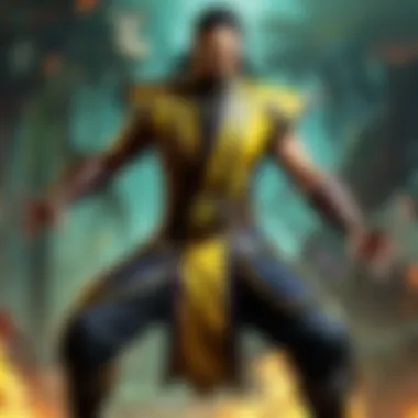 Shang Tsung wielding dark sorcery