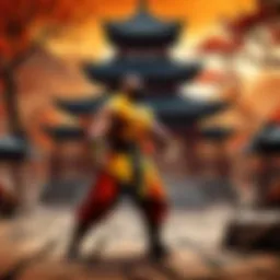 Mortal Kombat Shaolin Monks Training in Ancient Temple