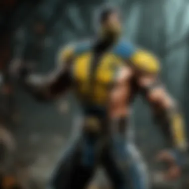 Strategic character selection screen in Motor Kombat X