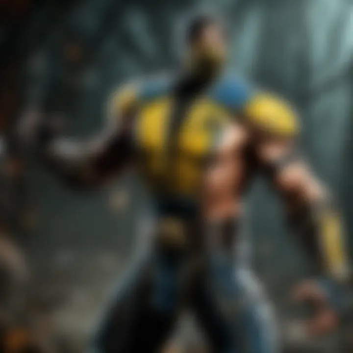 Strategic character selection screen in Motor Kombat X