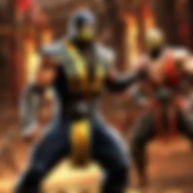 Strategic combat tactics and intense fighting sequences in Mortal Kombat