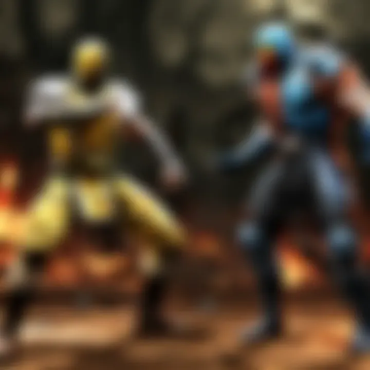 Strategic gameplay tactics being executed in Mortal Kombat Armageddon