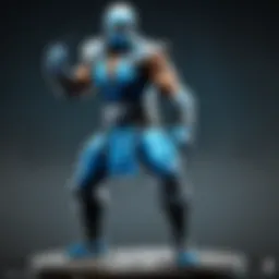 Sub Zero collectible statue showcasing exquisite craftsmanship