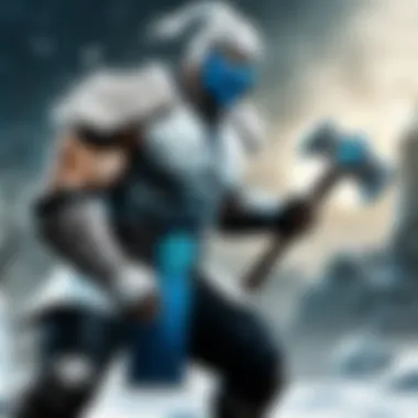 Sub Zero's Frost Hammer Shattering Defenses