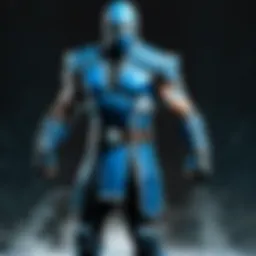 Frozen Warrior in Blue