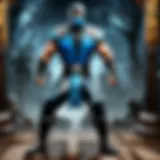 Illustration of Sub-Zero in Mortal Kombat