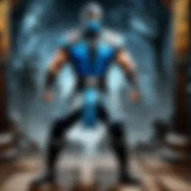 Illustration of Sub-Zero in Mortal Kombat