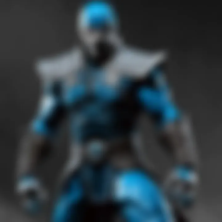 Sub Zero Statue's Intricate Detailing