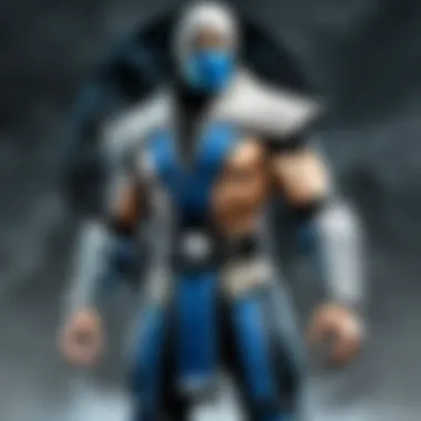 A dynamic illustration showcasing Sub-Zero's icy powers in Mortal Kombat