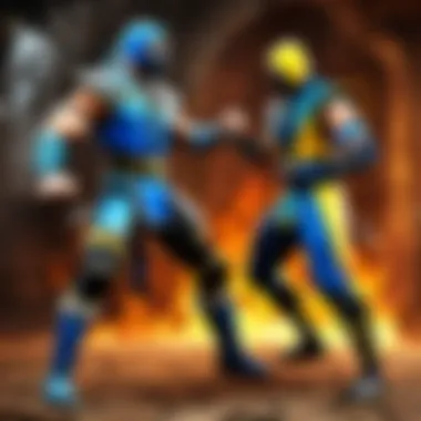 Mortal Kombat Sub-Zero vs. Scorpion Socks