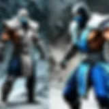 Frosty Fury: Mortal Kombat Characters in Action