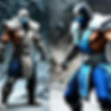 Frosty Fury: Mortal Kombat Characters in Action