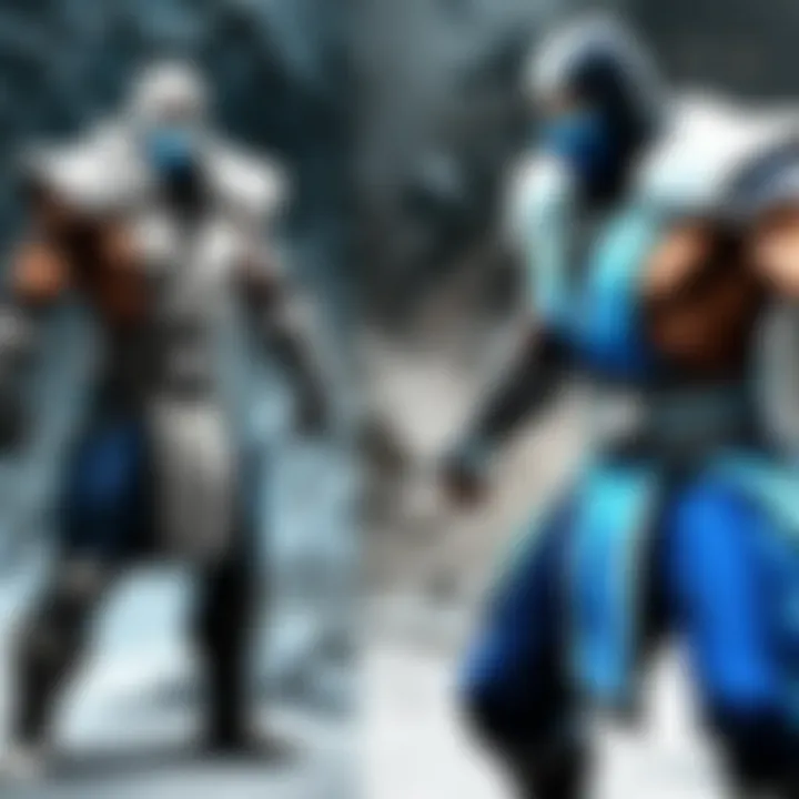 Frosty Fury: Mortal Kombat Characters in Action