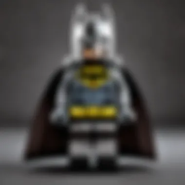 Superhero Lego Set with Caped Crusader