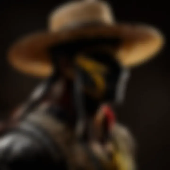 Symbolism Unveiled: Straw Hat Raider in Shadows