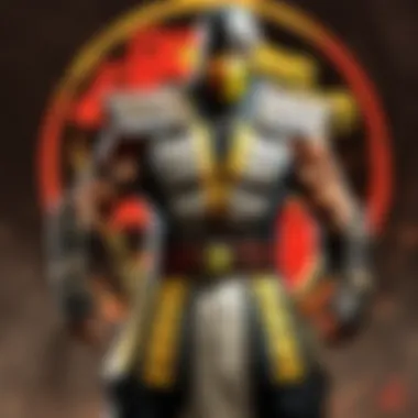 Takeda standing tall as a formidable force within the Mortal Kombat universe