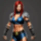 Mortal Kombat Lita Small Character Design