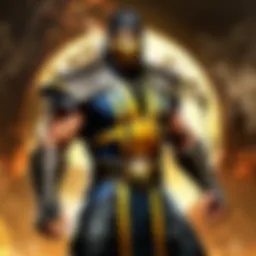 Warrior character in Mortal Kombat game