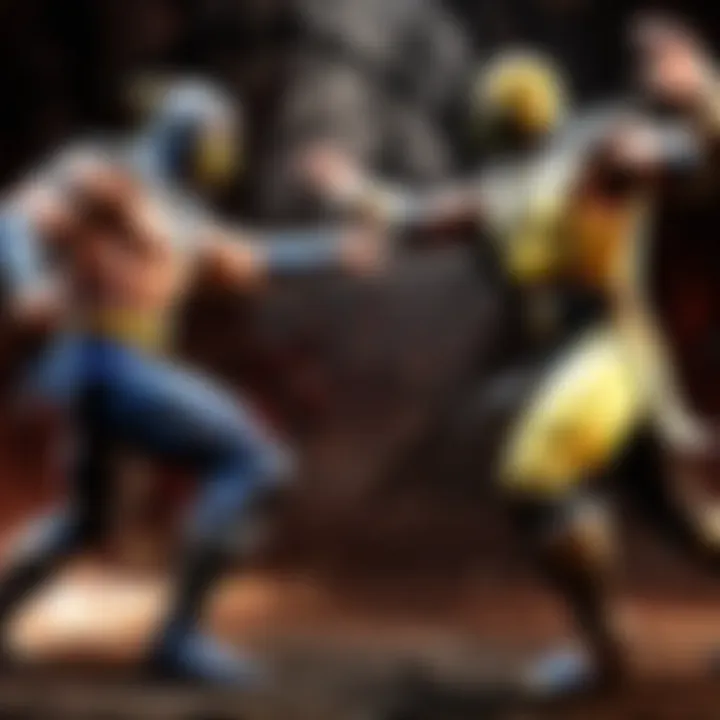 Intense Mortal Kombat Showdown Between Rivals