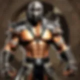 Warrior wielding deadly weapons in Mortal Kombat