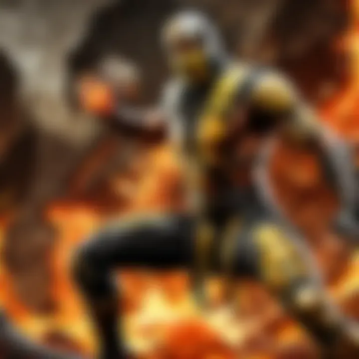 Scorpion character in Mortal Kombat 11