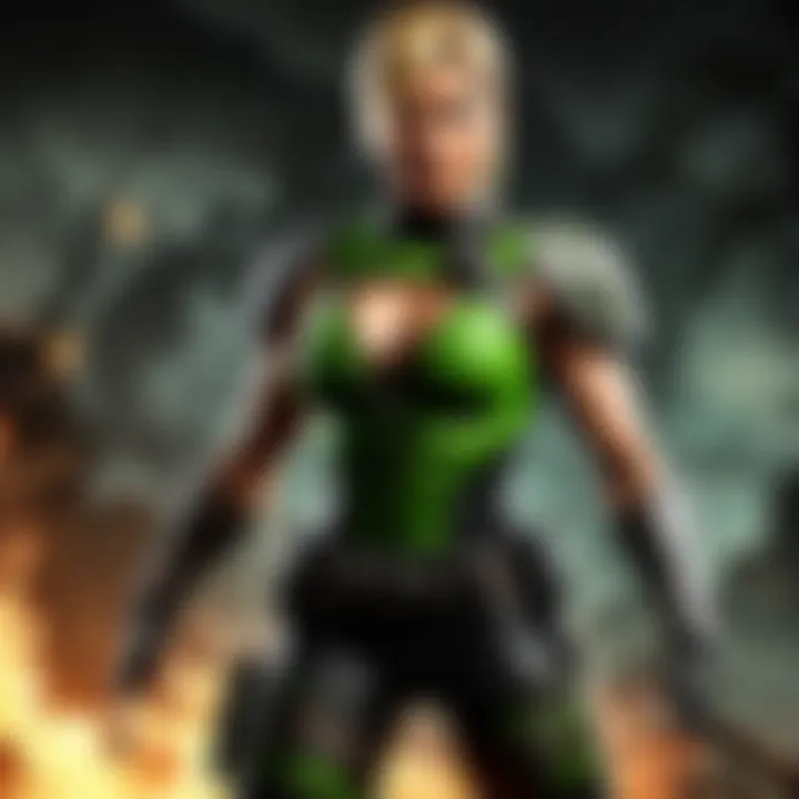 Sonya Blade character in Mortal Kombat 11