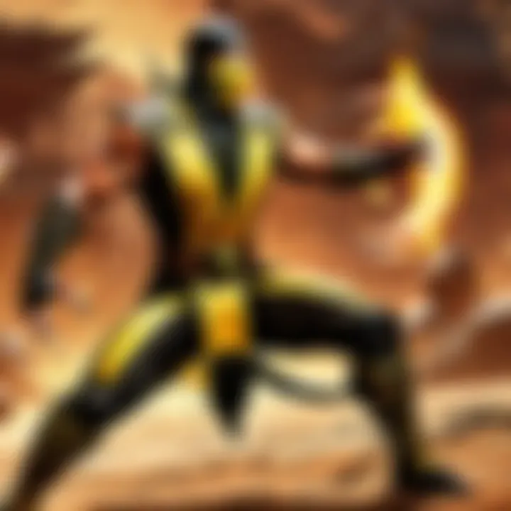 Scorpion's lethal move in Mortal Kombat