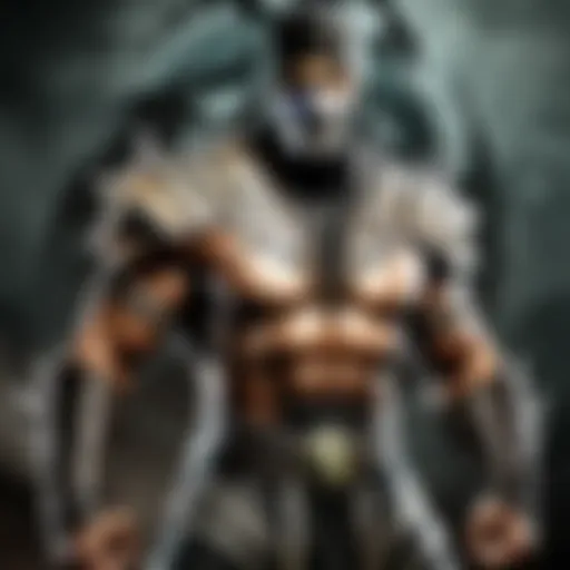 Fierce and powerful warrior in the Mortal Kombat PC game