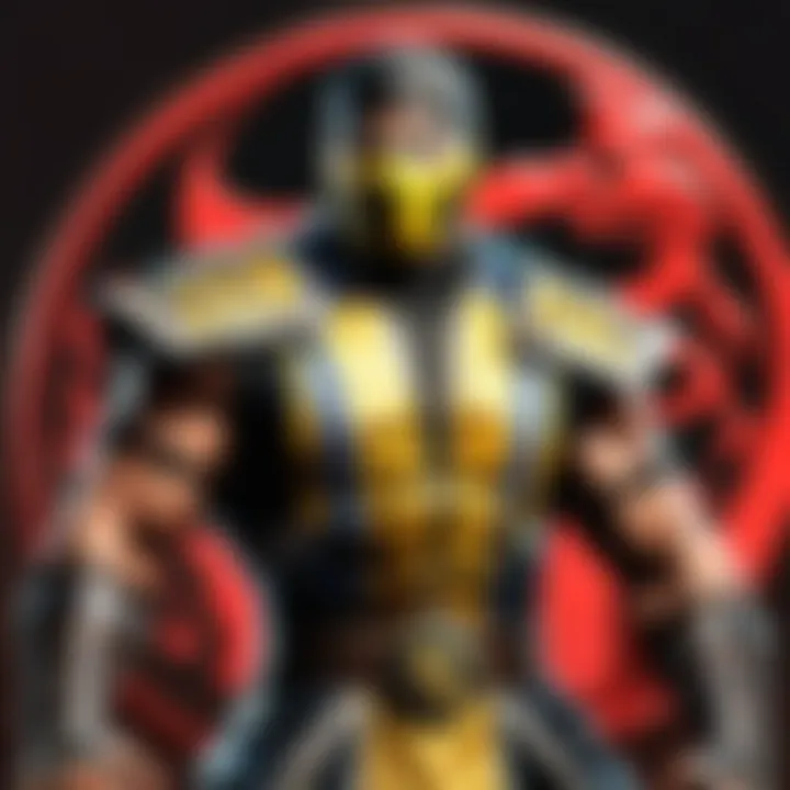 Mortal Kombat fan art showcasing iconic characters