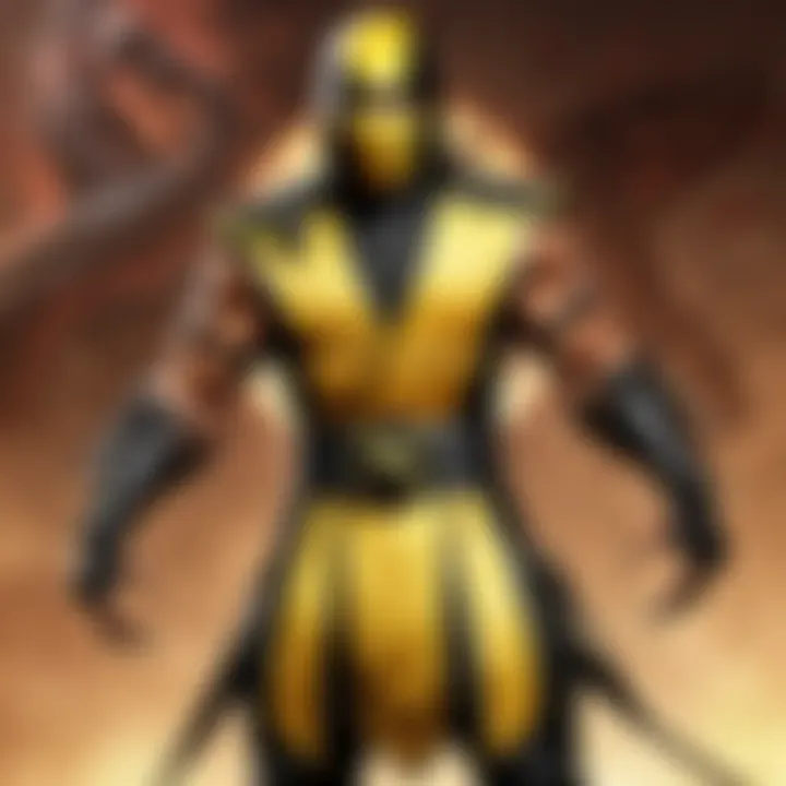 Scorpion character in Mortal Kombat