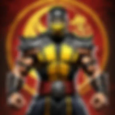 Vintage Mortal Kombat Poster Artwork