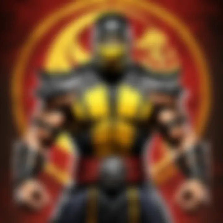 Vintage Mortal Kombat Poster Artwork