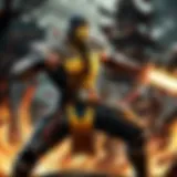 Warrior in Mortal Kombat Game