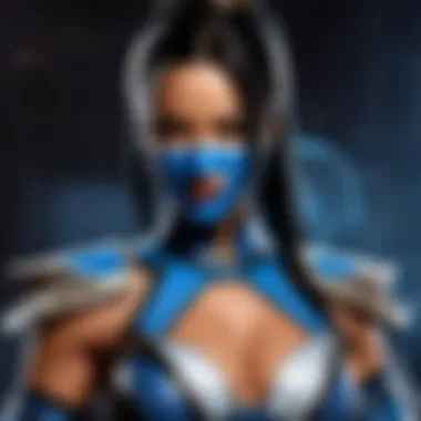 Warrior Princess Kitana MK Makeup