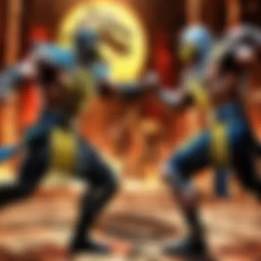 Warrior showdown in Mortal Kombat's iconic arena