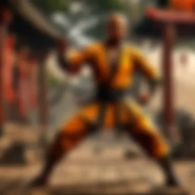 Masterful Shaolin Warrior in Training